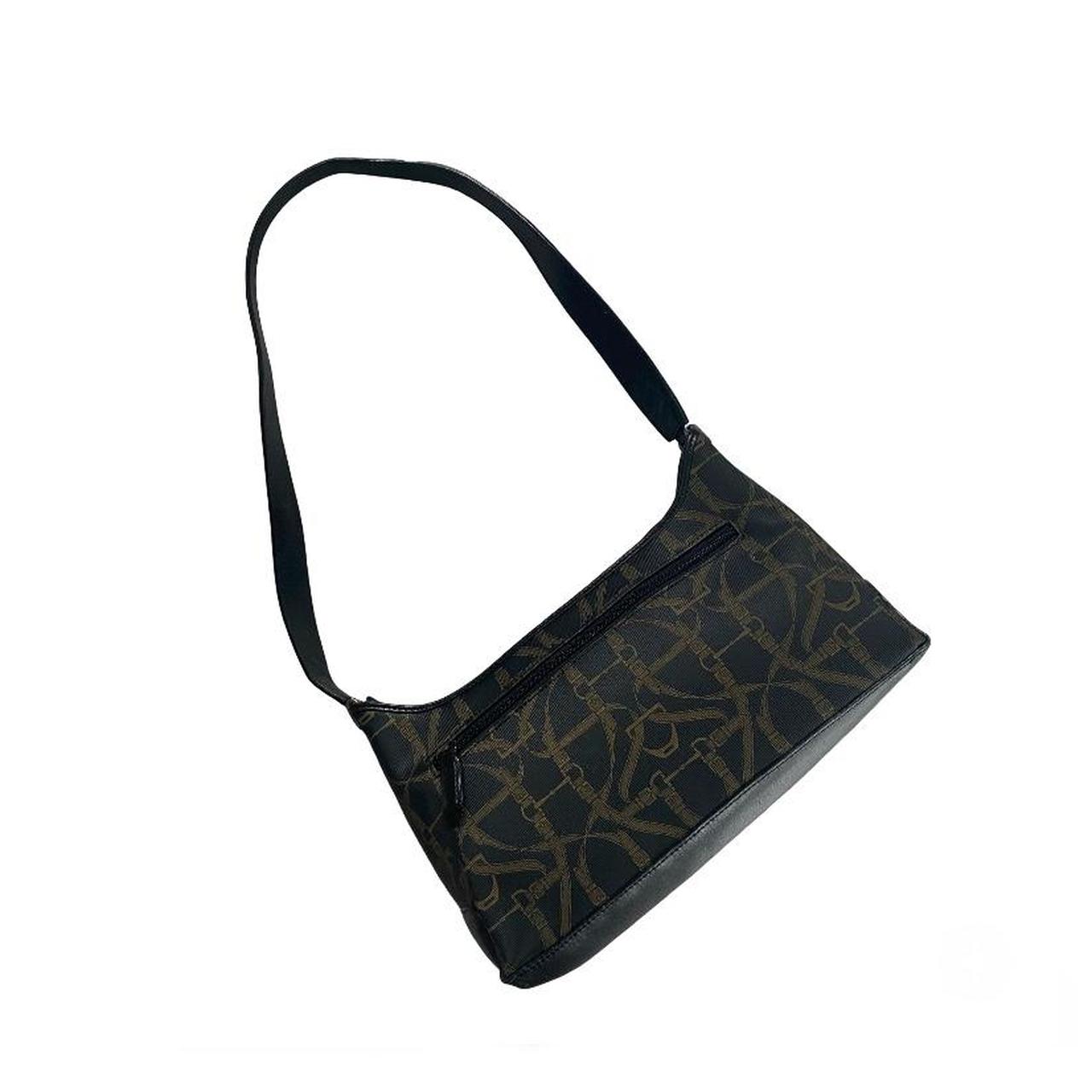 Y2k purse black and gold purse by Depop