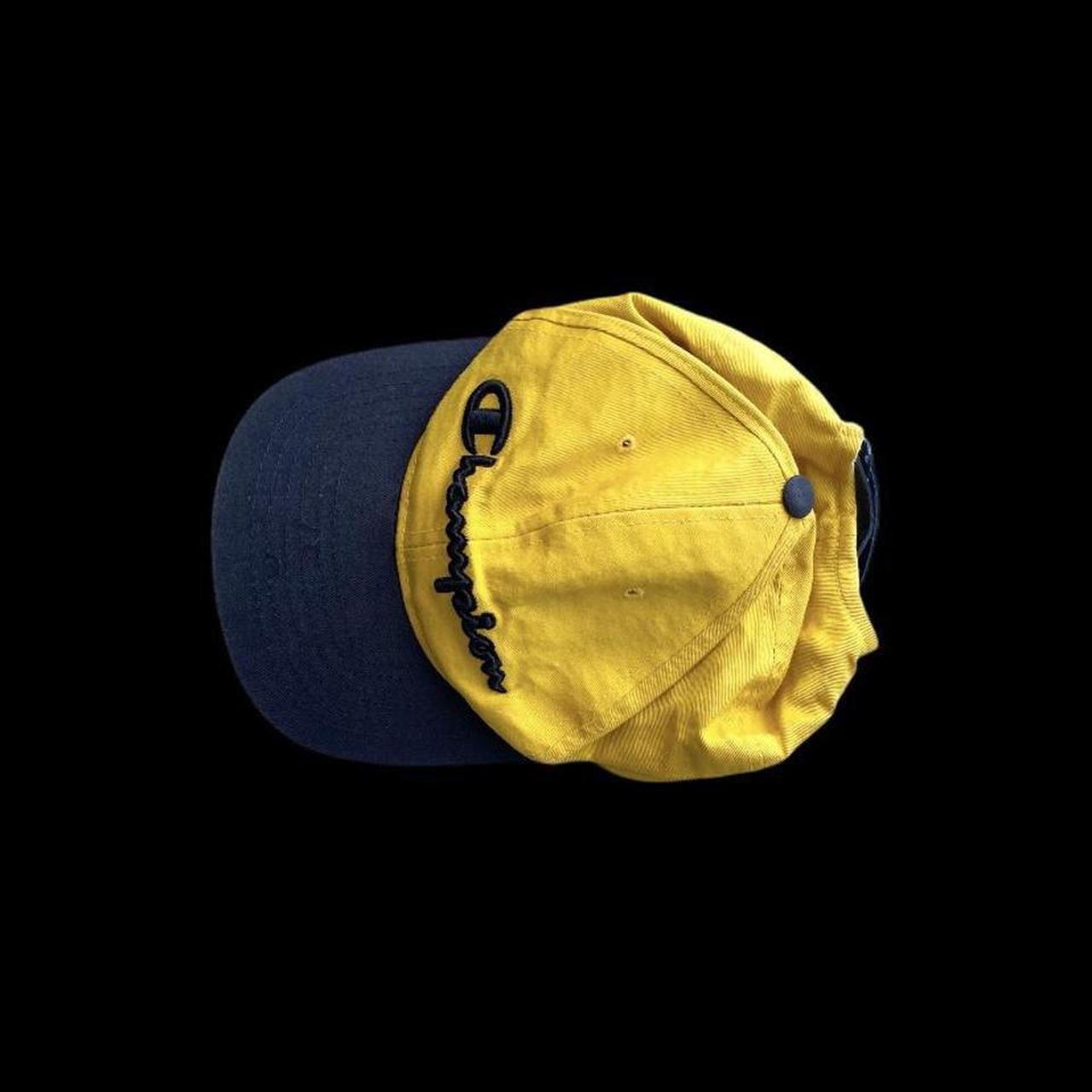 VINTAGE YELLOW CHAMPION CAP @HOMEBOYSTORE A Depop