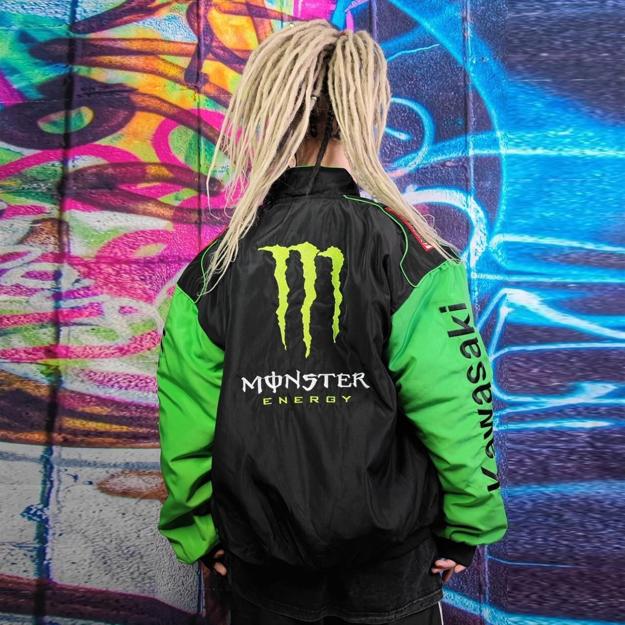 Monster motorcycle jacket patch Kawasaki racer | Depop Monster motorcycle jacket patch Kawasaki racer | Depop