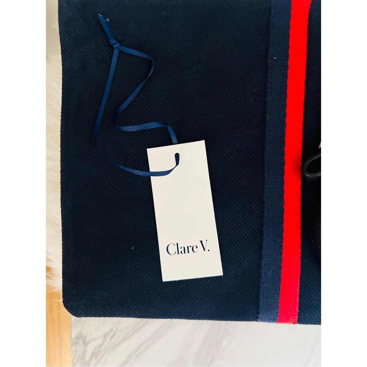 Clare V. Purse Strap in Black and White #clarev - Depop