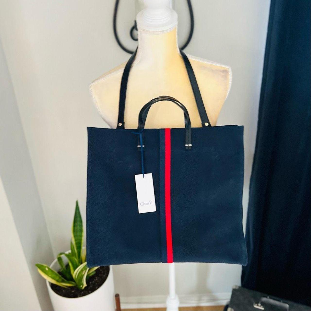 Clare V, Bags, Clare V Navy Suede Foldover Pouch