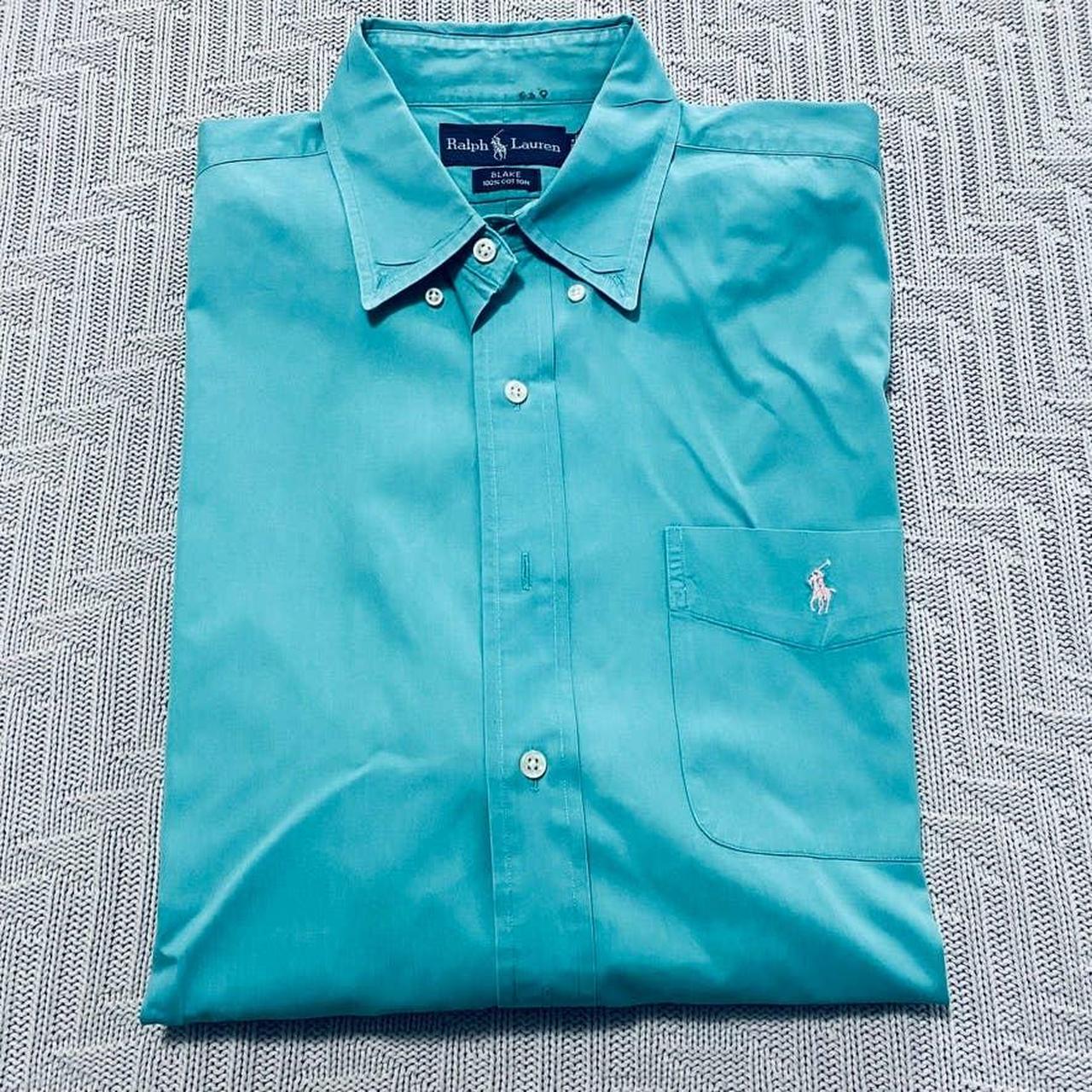 Ralph Lauren Men's Blue Shirt | Depop