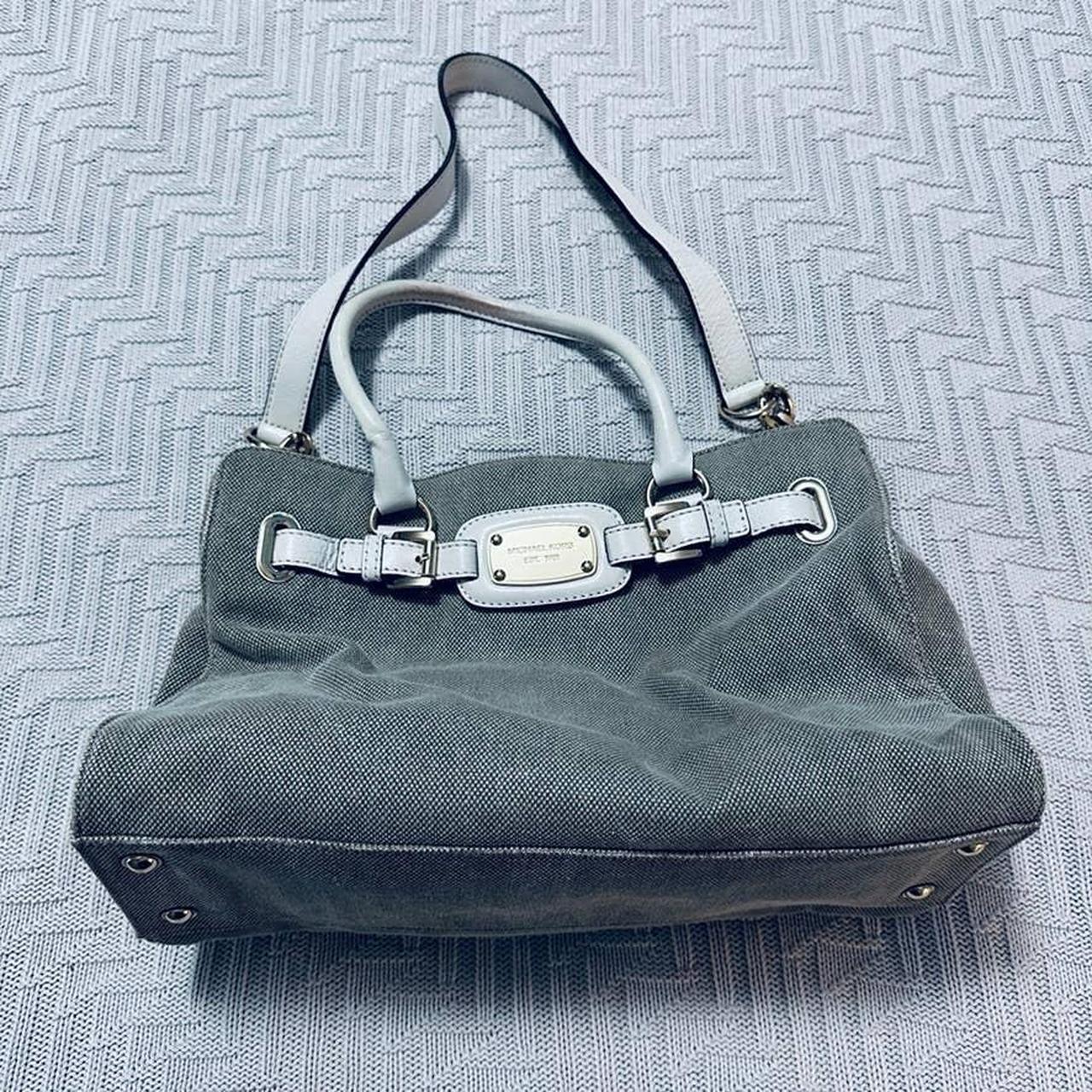 Michael kors purse MK canvas tote bag Leather tote - Depop