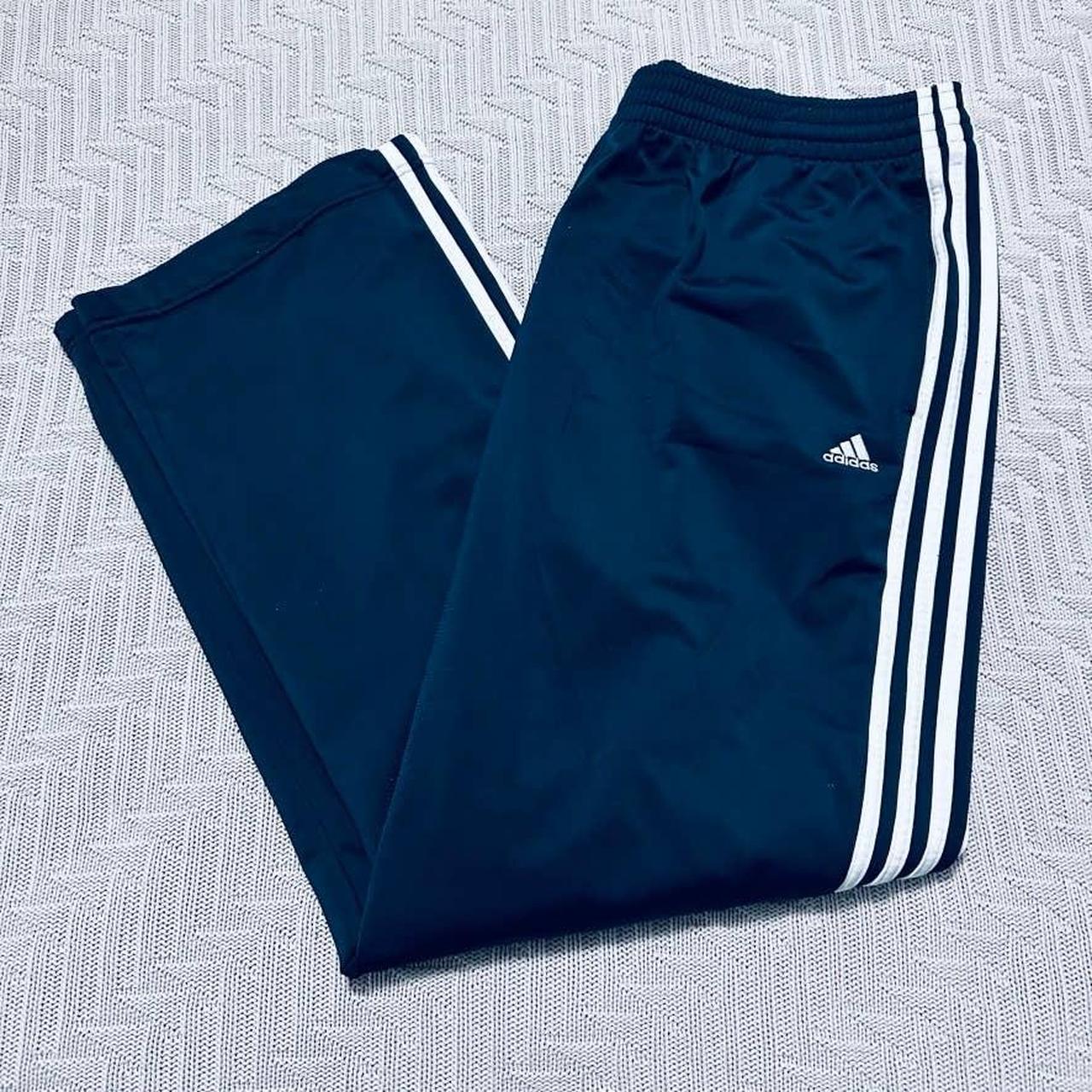 Adidas three stripe hot sale track pants