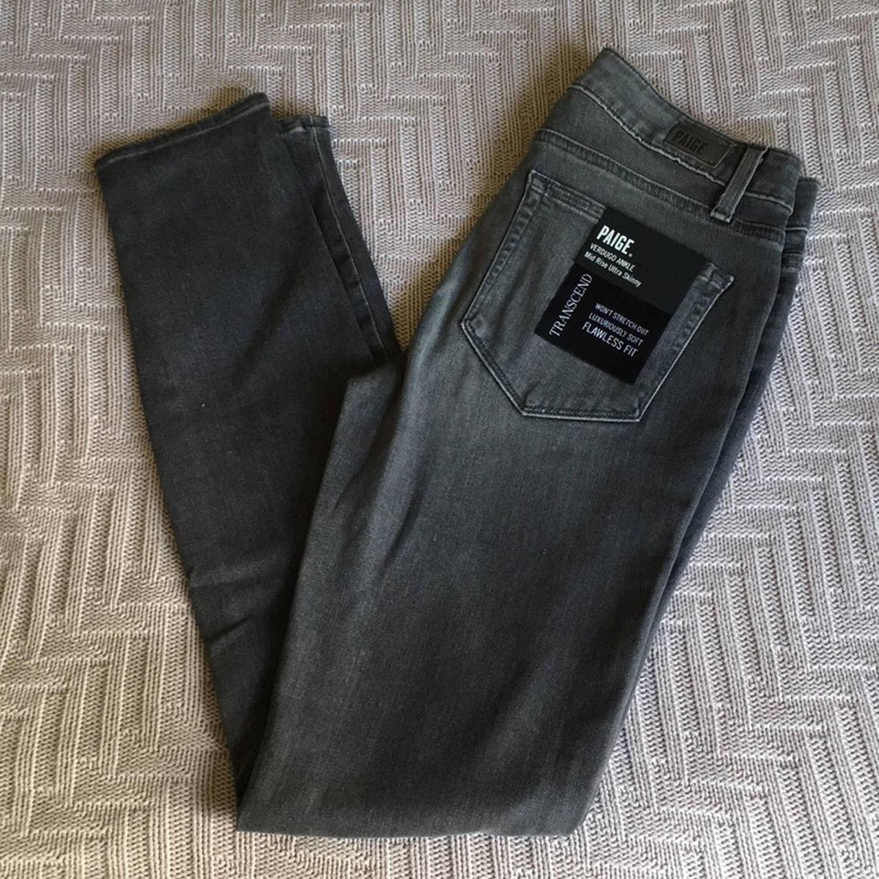 Smoke Gray Ultra Stretch Skinny Pants