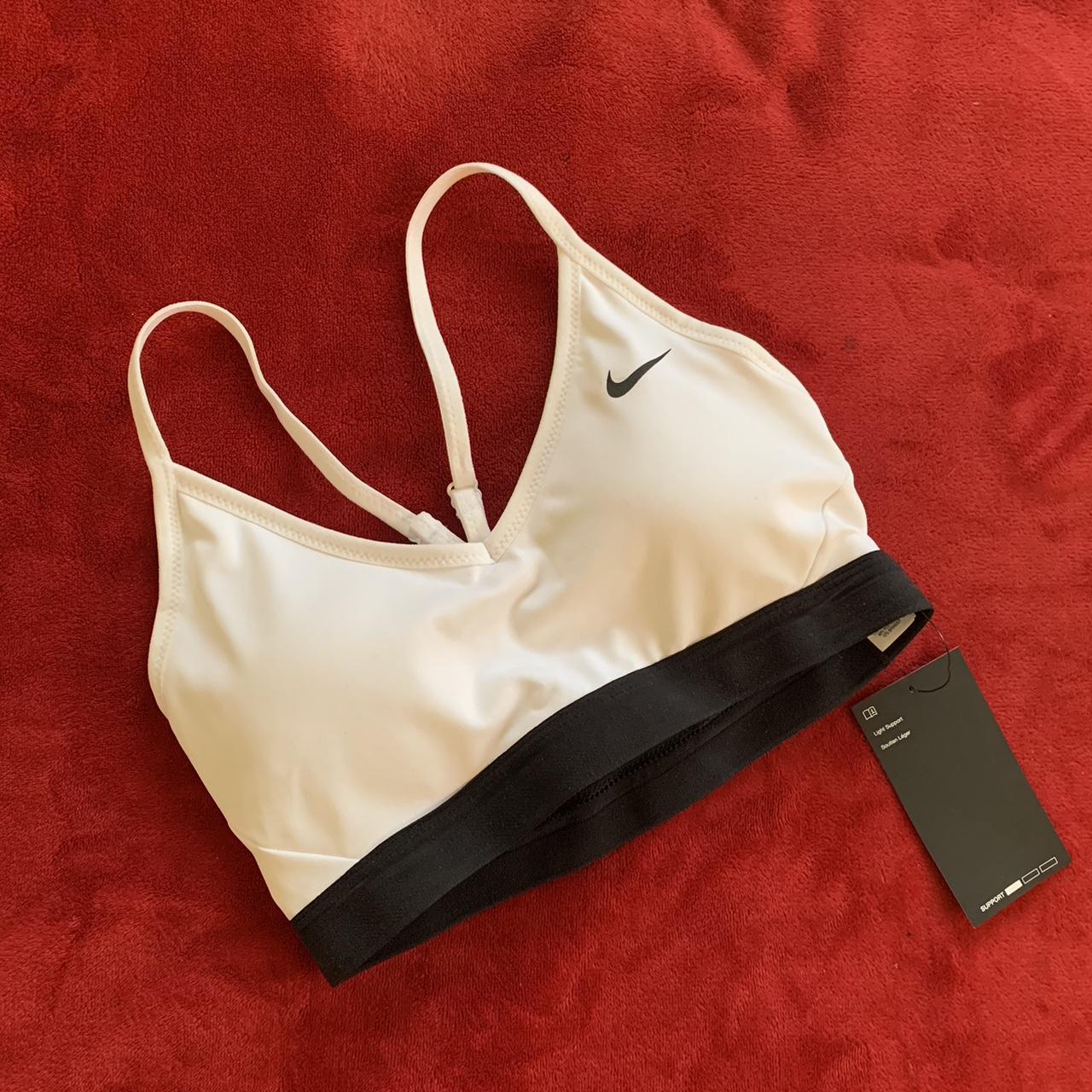 Super cute black and white Nike Sports bra⚽️ Brand... Depop
