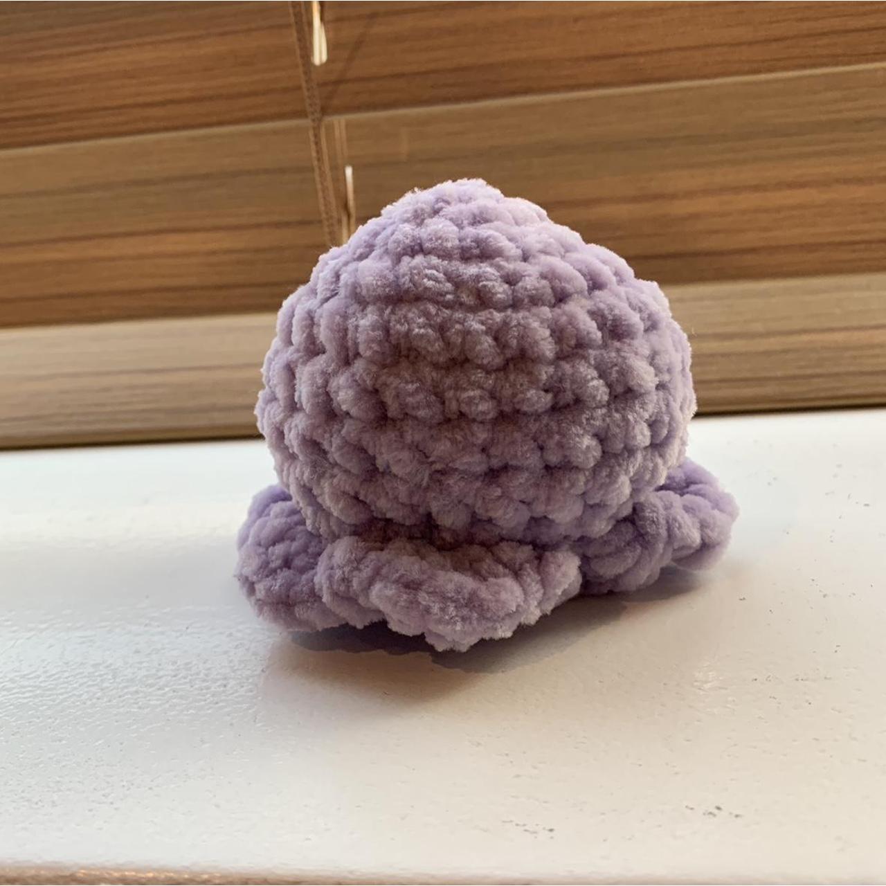 Amigurumi Purple Crochet Mini Octopus 🐙 Soft fluffy Depop