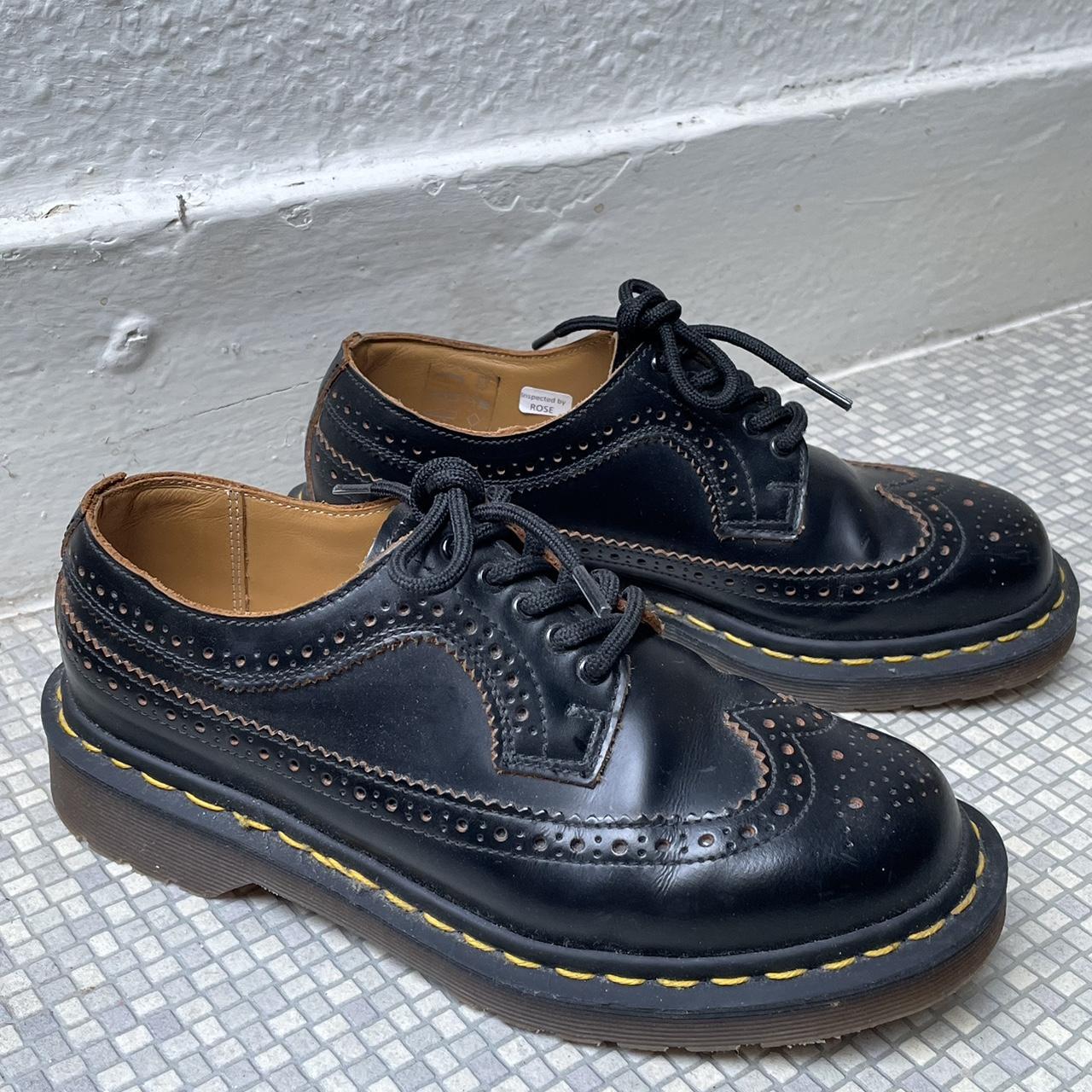 VINTAGE 3989 QUILON LEATHER BROGUE SHOES RRP | Depop