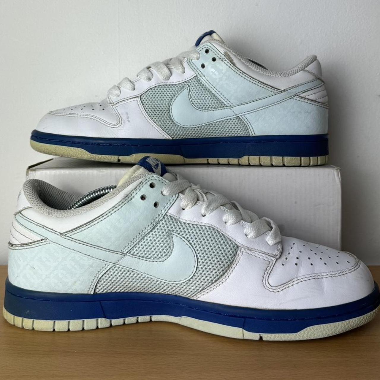 靴 Nike GS Dunk Low \"White/Glacier Blue\" Nike GS Dunk Low - White / Glacier Blue – Kith Europe
