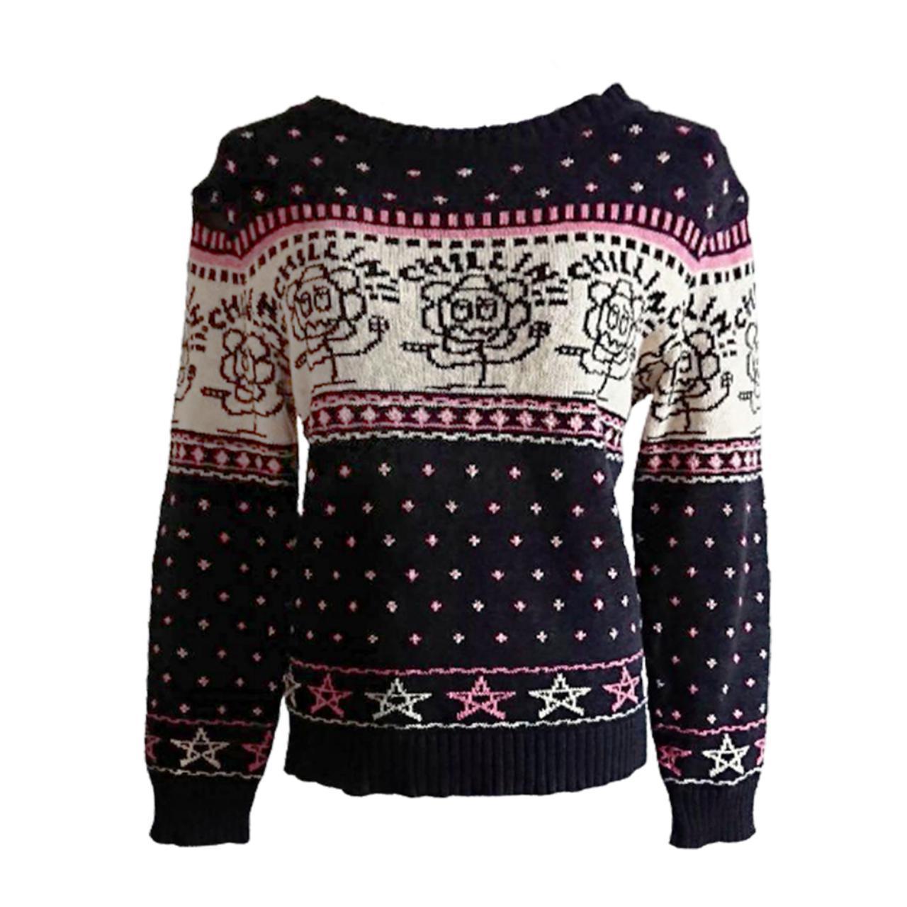 [完売品] ヒステリックグラマー　クラッシュセーター　ニット　ヒスガール　y2k HYSTERIC GLAMOUR（ヒステリックグラマー）の「CRUSH ON YOU