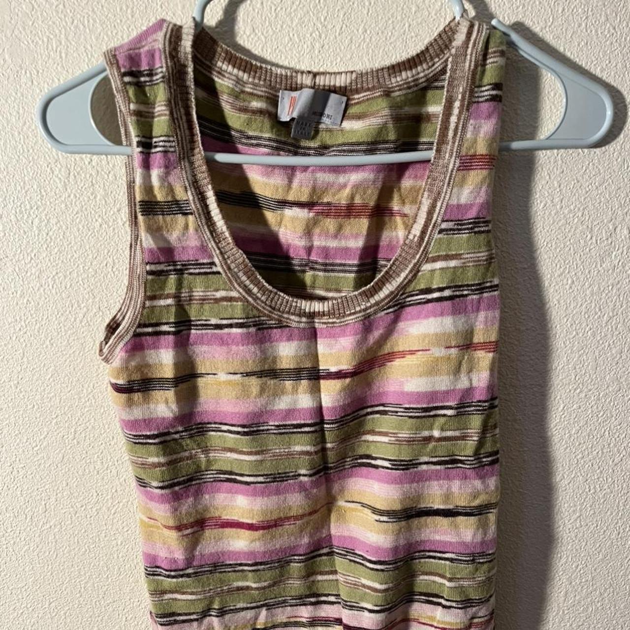 Missoni Women's Pink and Green Vest