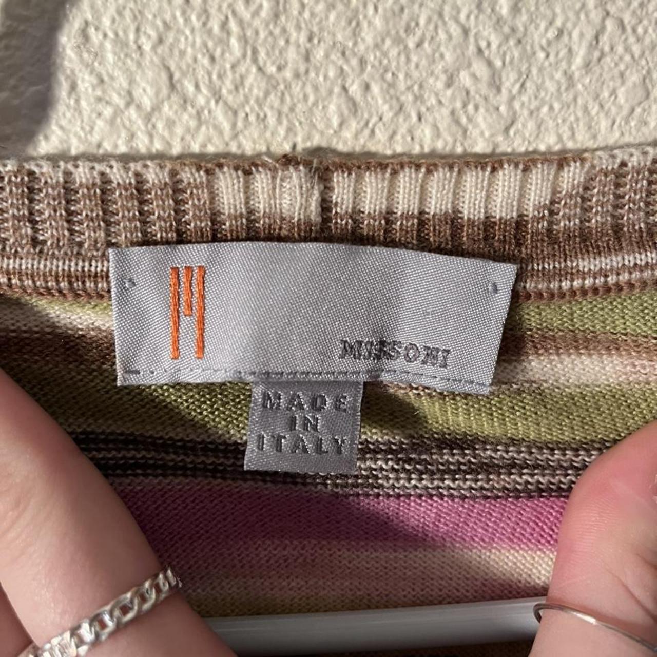Missoni Women's Pink and Green Vest (3)
