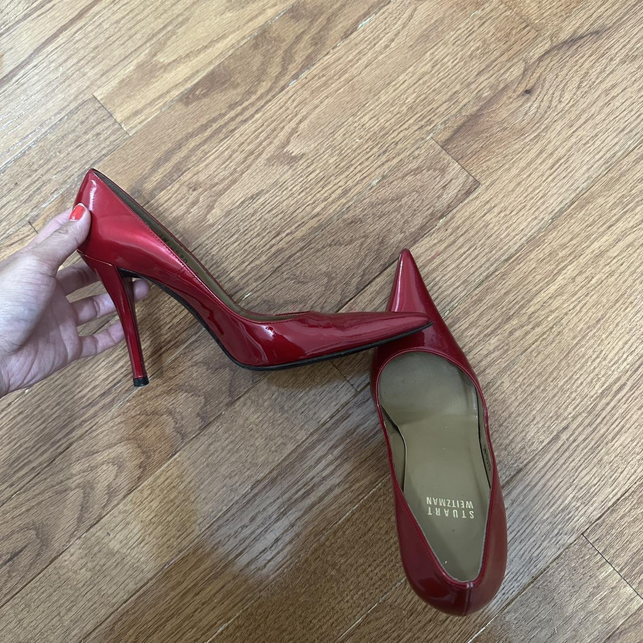 stuart weitzman retro rose pumps