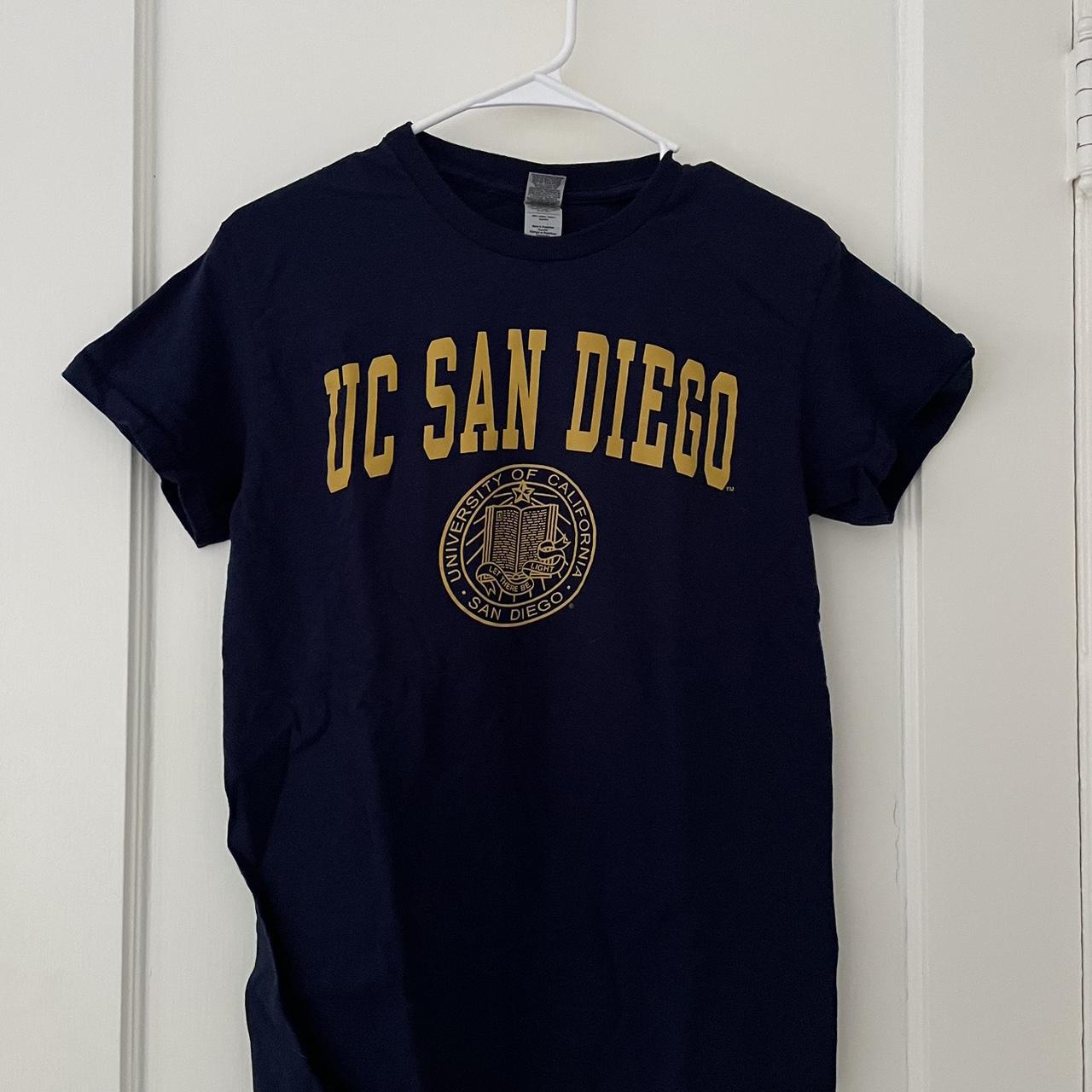 UC San Diego shirt Size S Worn once #ucsandiego - Depop