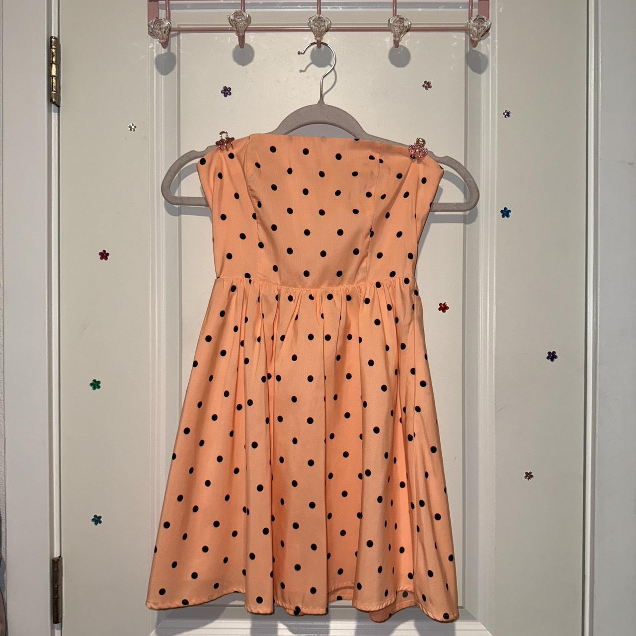 Forever 21 Women's A-line Dress Orange S – Peach/pastel