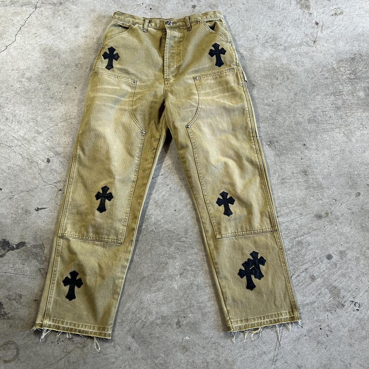 Chrome Hearts Men's Trousers | Depop