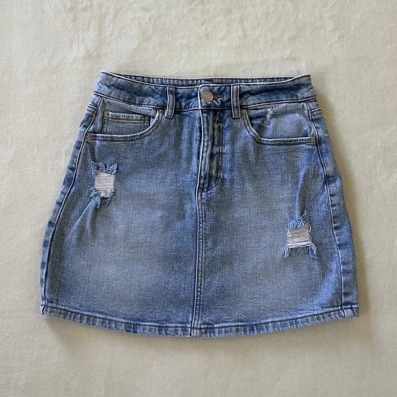 garage jean mini skirt ! Adorable and perfect for... - Depop