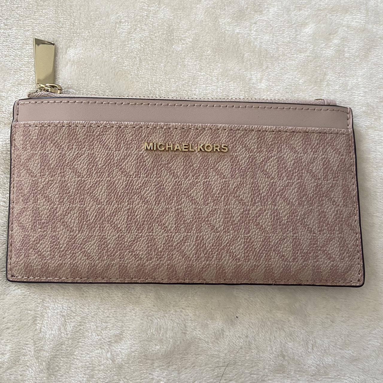 Michael kors pastel pink wallet free shipping and... - Depop