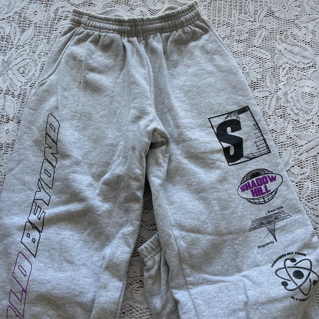 SHADOW HILL USA grey track pant with pockets Retail... - Depop