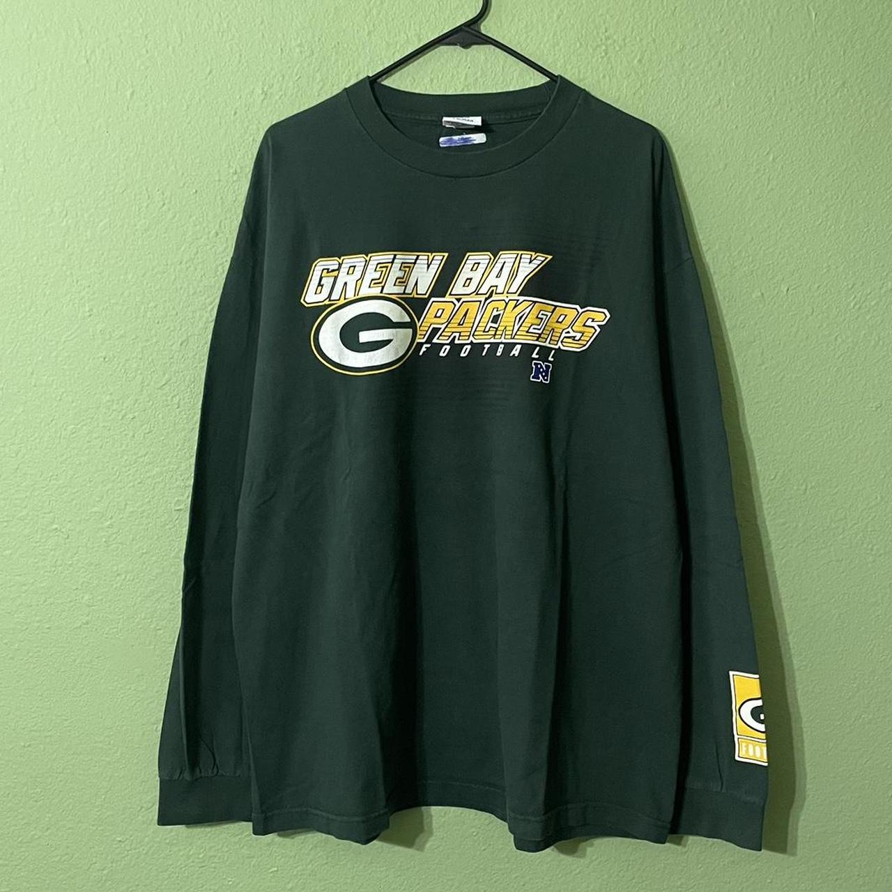 Green Bay Packers NFL Team Apparel Long Sleeve Shirt - Depop