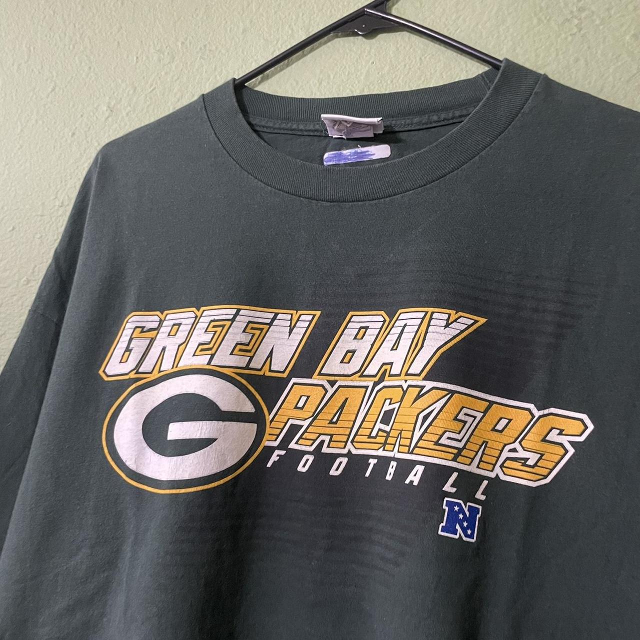 Green Bay Packers Long Sleeve T-Shirt • Size: - Depop