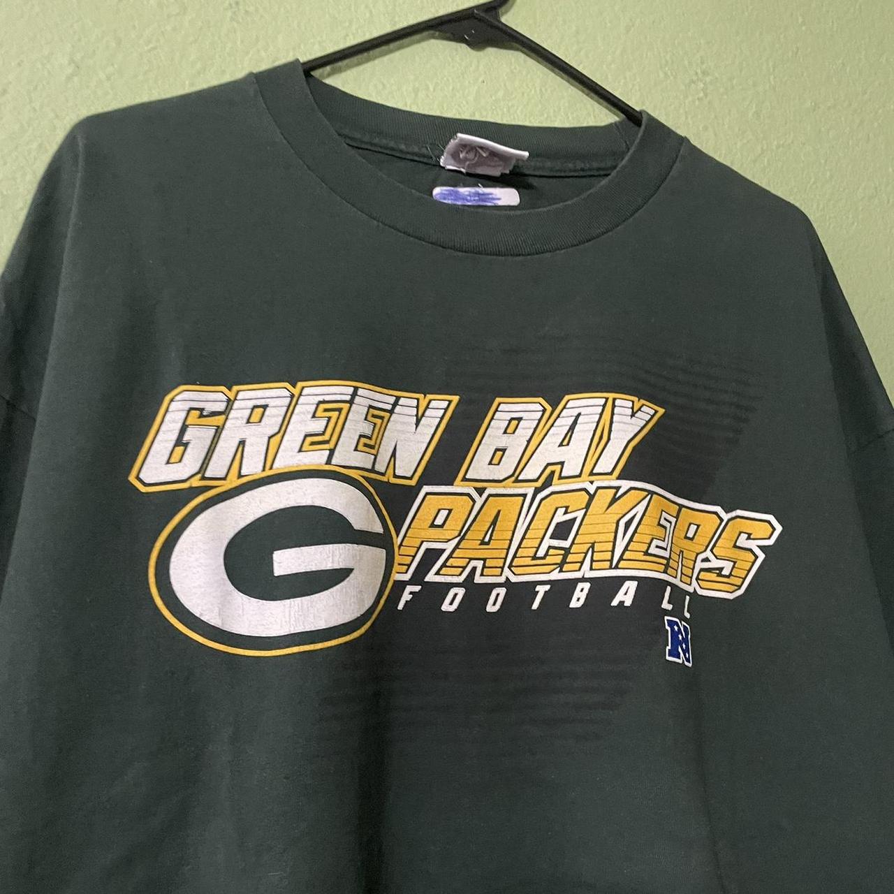 Green Bay Packers Long Sleeve T-Shirt • Size: - Depop