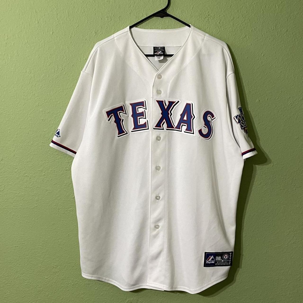 texas rangers world series jersey