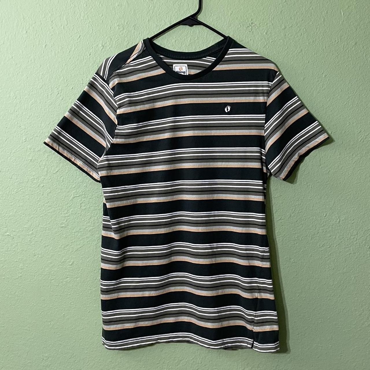 Hang Ten stripped of shirt in a few different shades... - Depop