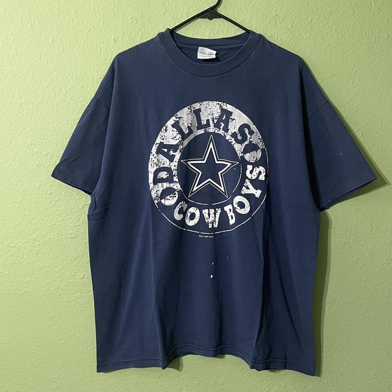 Vintage Dallas Cowboys t shirt dated from 1997 on a - Depop