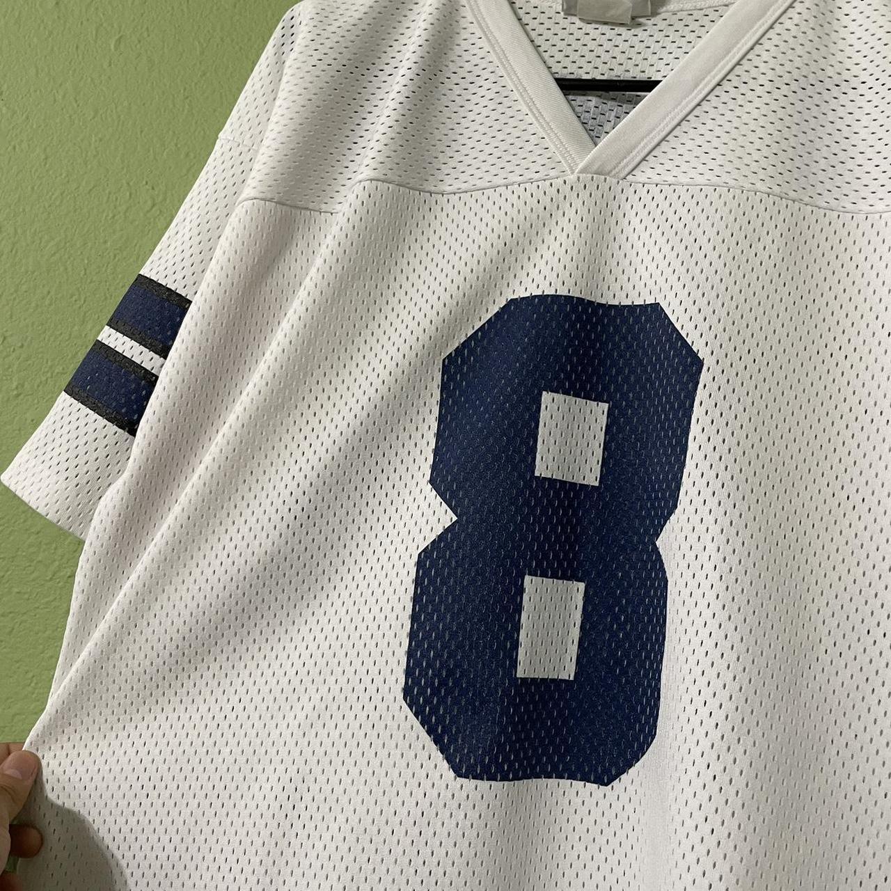 Vintage Reebok Dallas Cowboys Troy Aikman Jersey - Depop