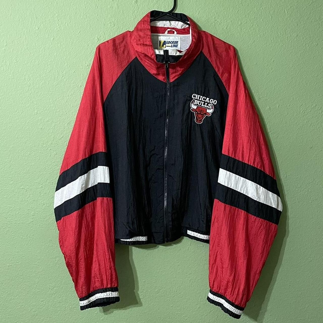 Vintage Chicago Bulls windbreaker jacket Best fits... - Depop