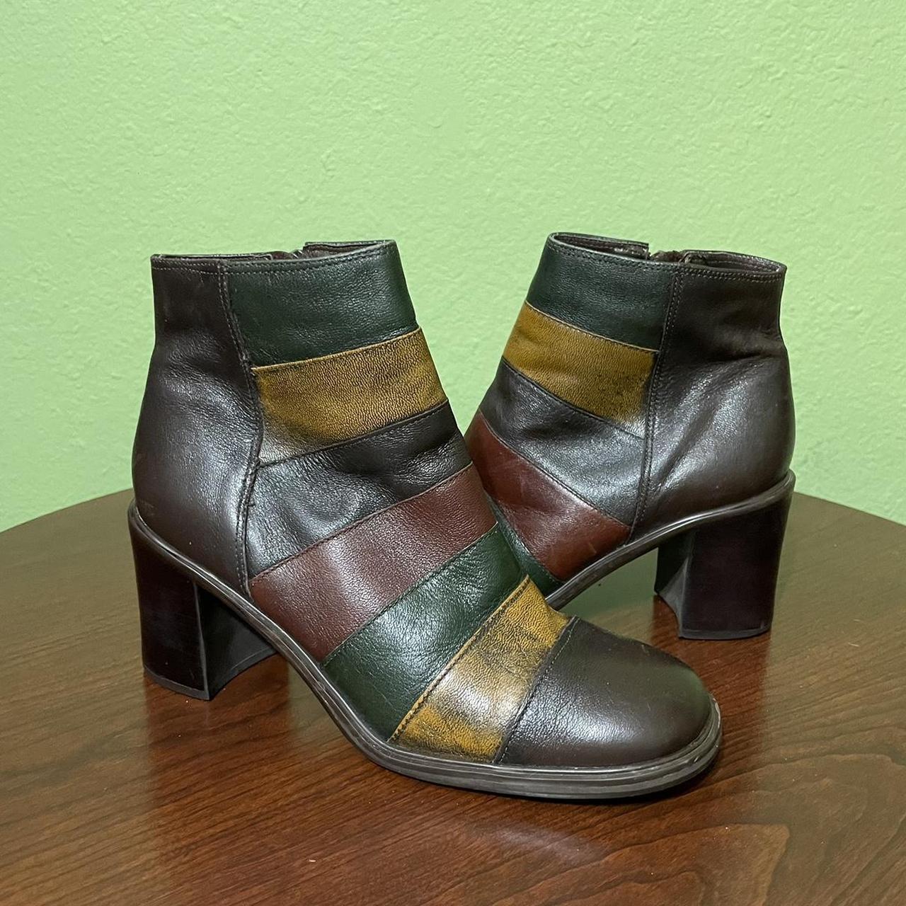 Earth tone women’s boots/ booties by Size 7.5 Great... Depop