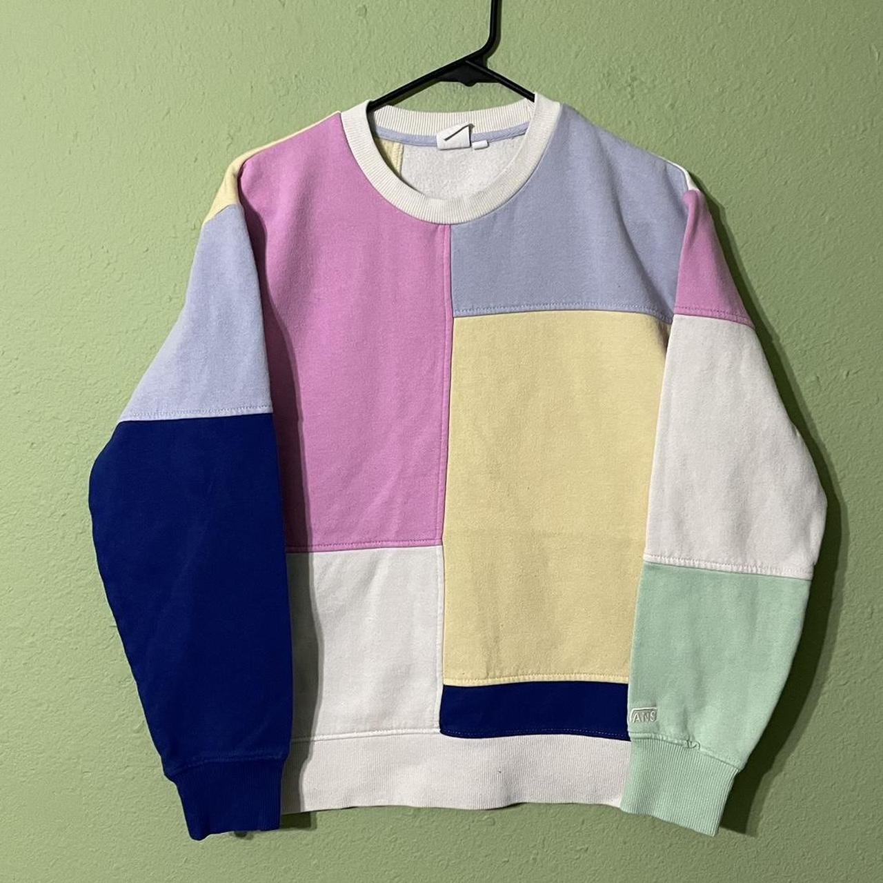 Vans color deals block sweater