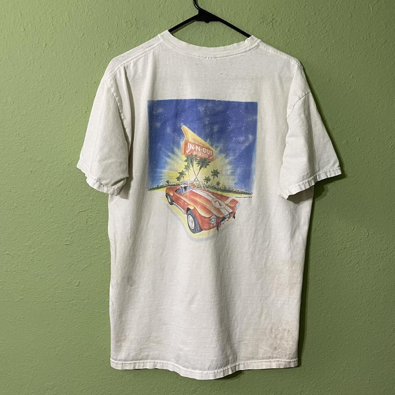 Vintage In & Out Burger graphic t shirt from 1997,... - Depop
