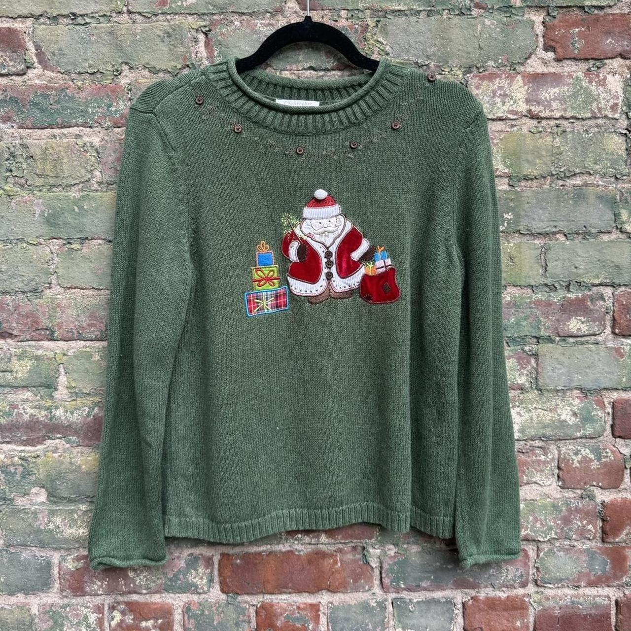 Y2K Christmas sweater from christopher and banks. Depop