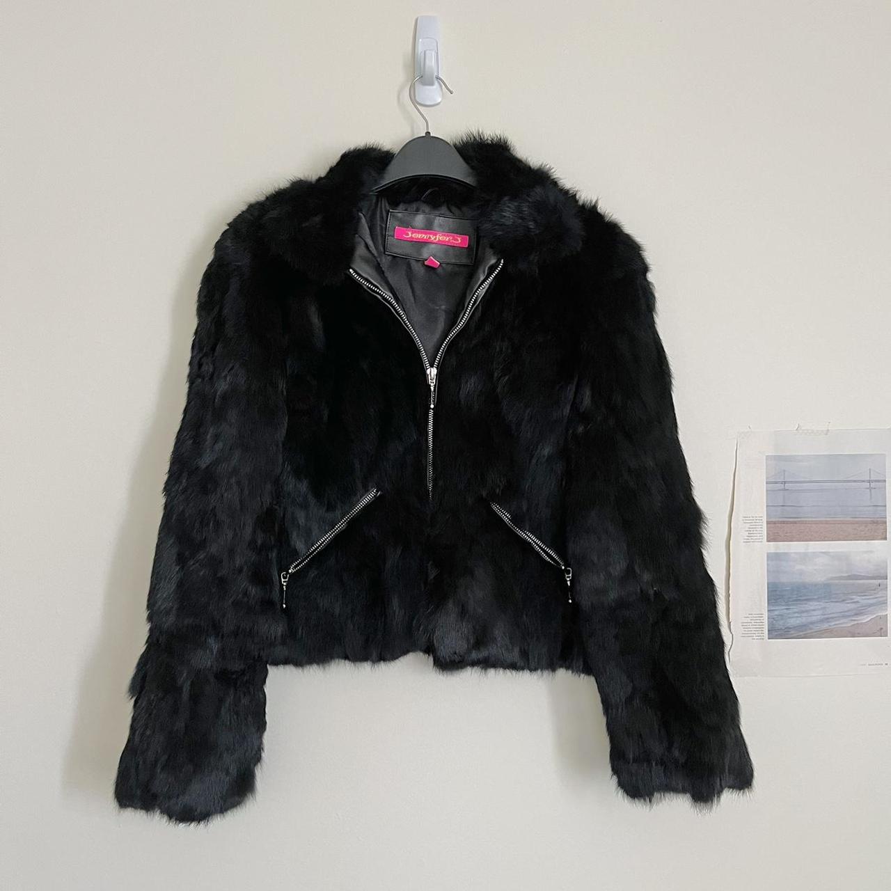 Jennyfer J Fur Coat (cropped) - Small size Never... - Depop