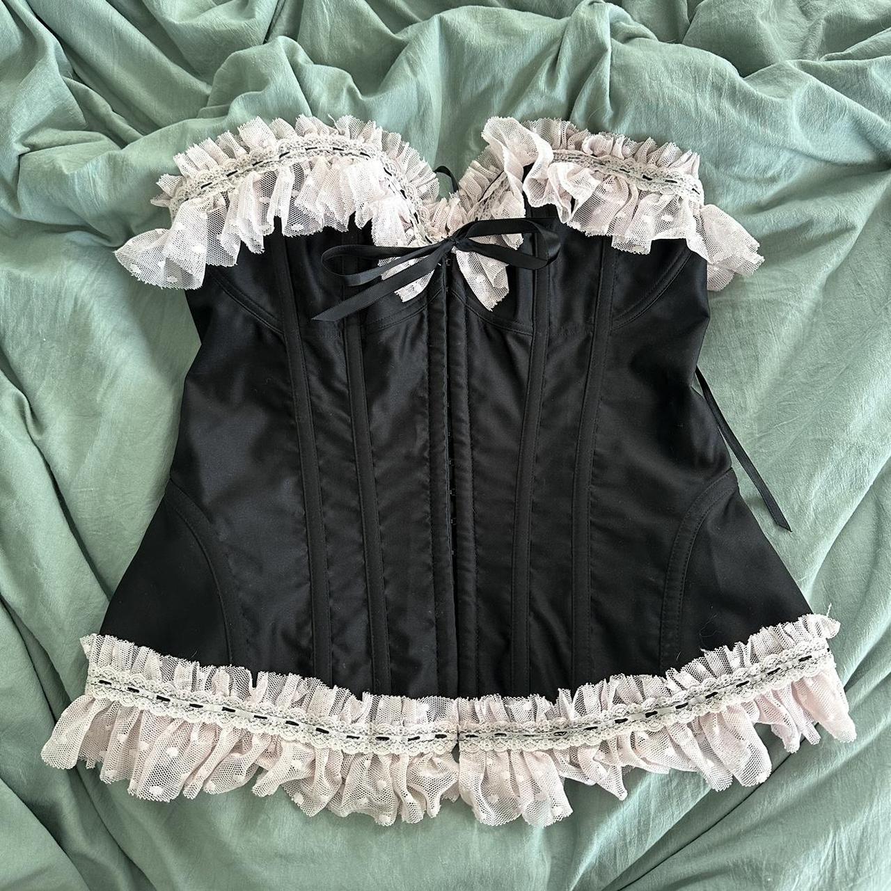 VICTORIA'S SECRET corset - Sexy Little Thing Black - Depop