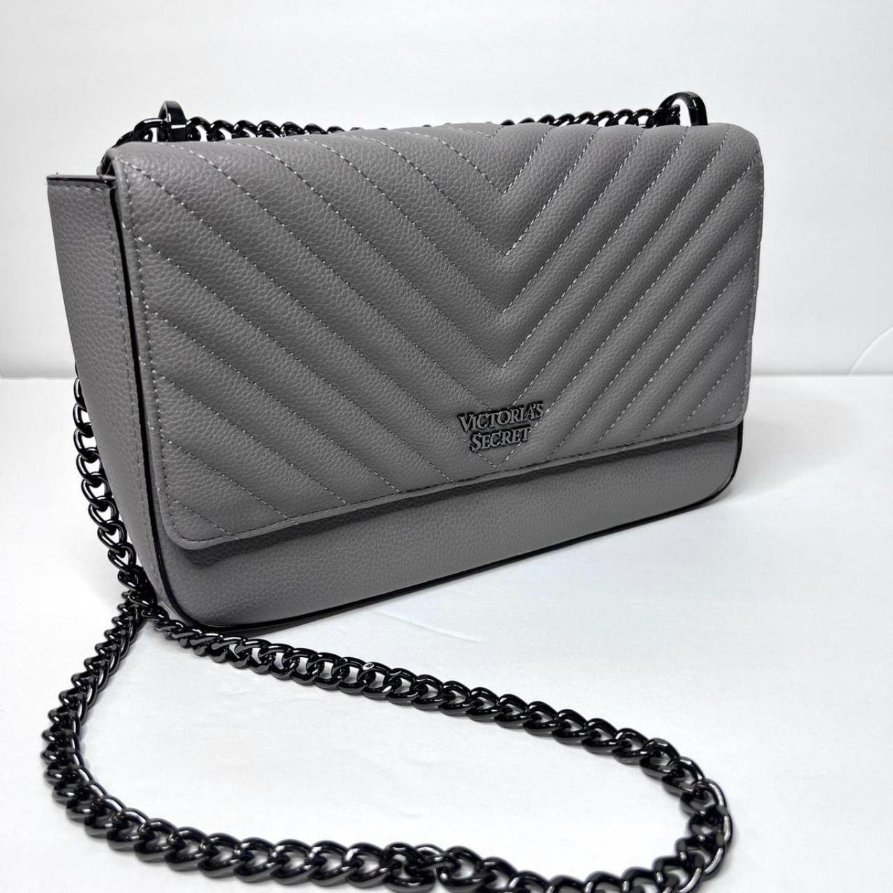 Authentic Victoria's Secret Crossbody bag Grey - Depop