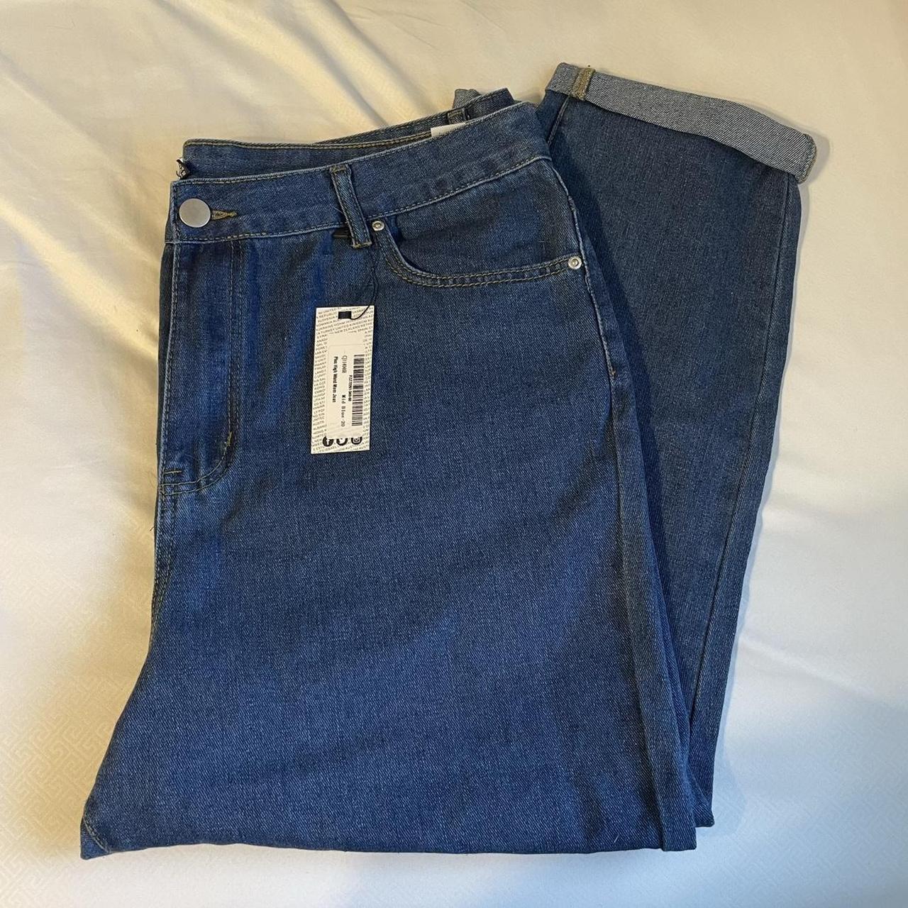 NWT Boohoo Curve/Plus Size high waisted dark