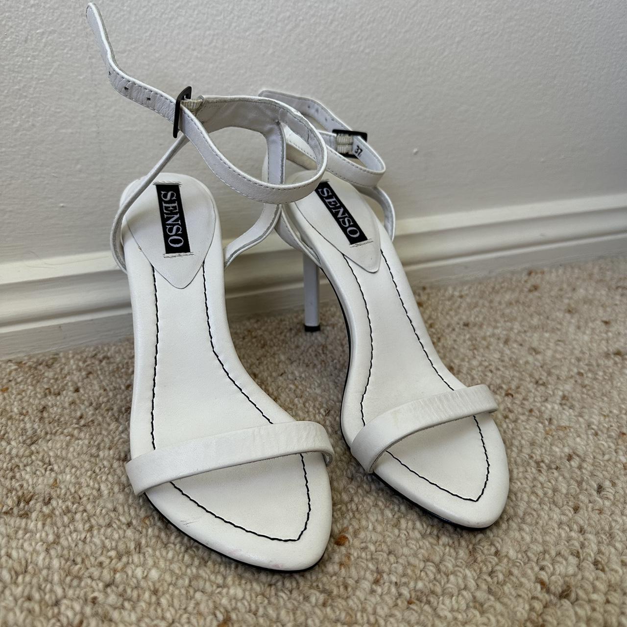senso white heels