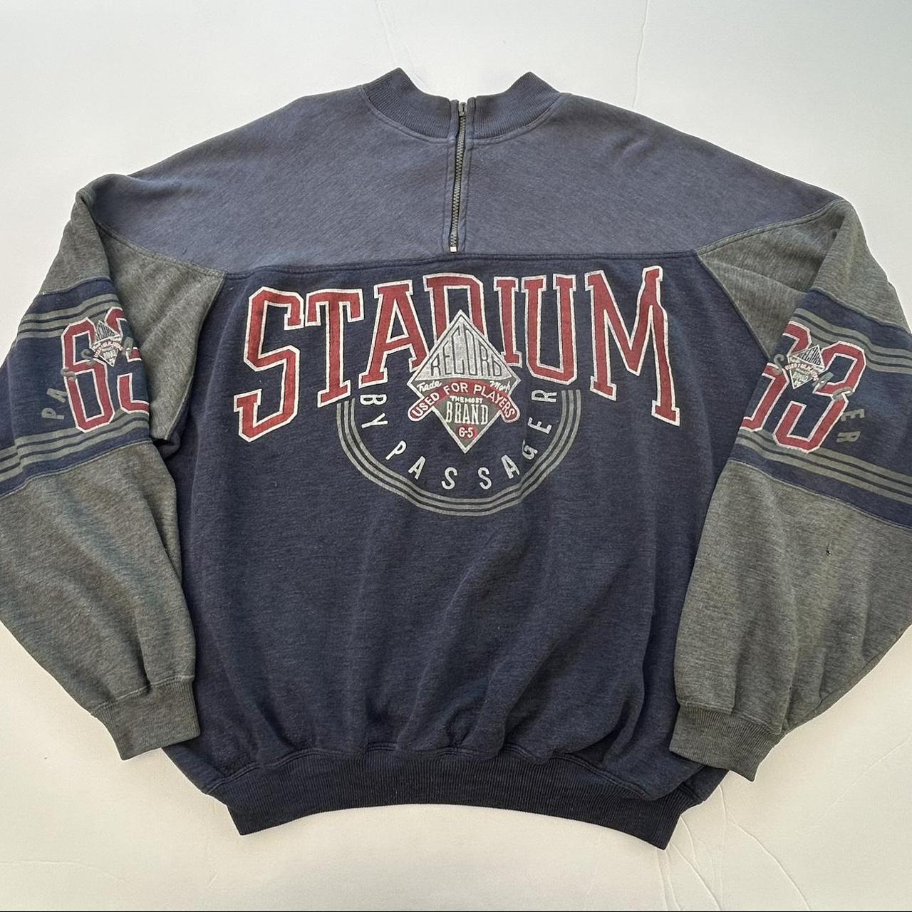 Vintage 80’s Stadium By Passager Crewneck Sweatshirt... - Depop