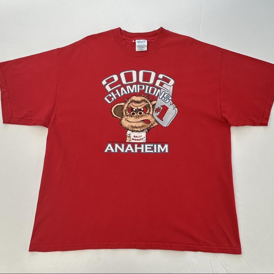 Anaheim Angels 2002 World Series Champions T-Shirt - Depop