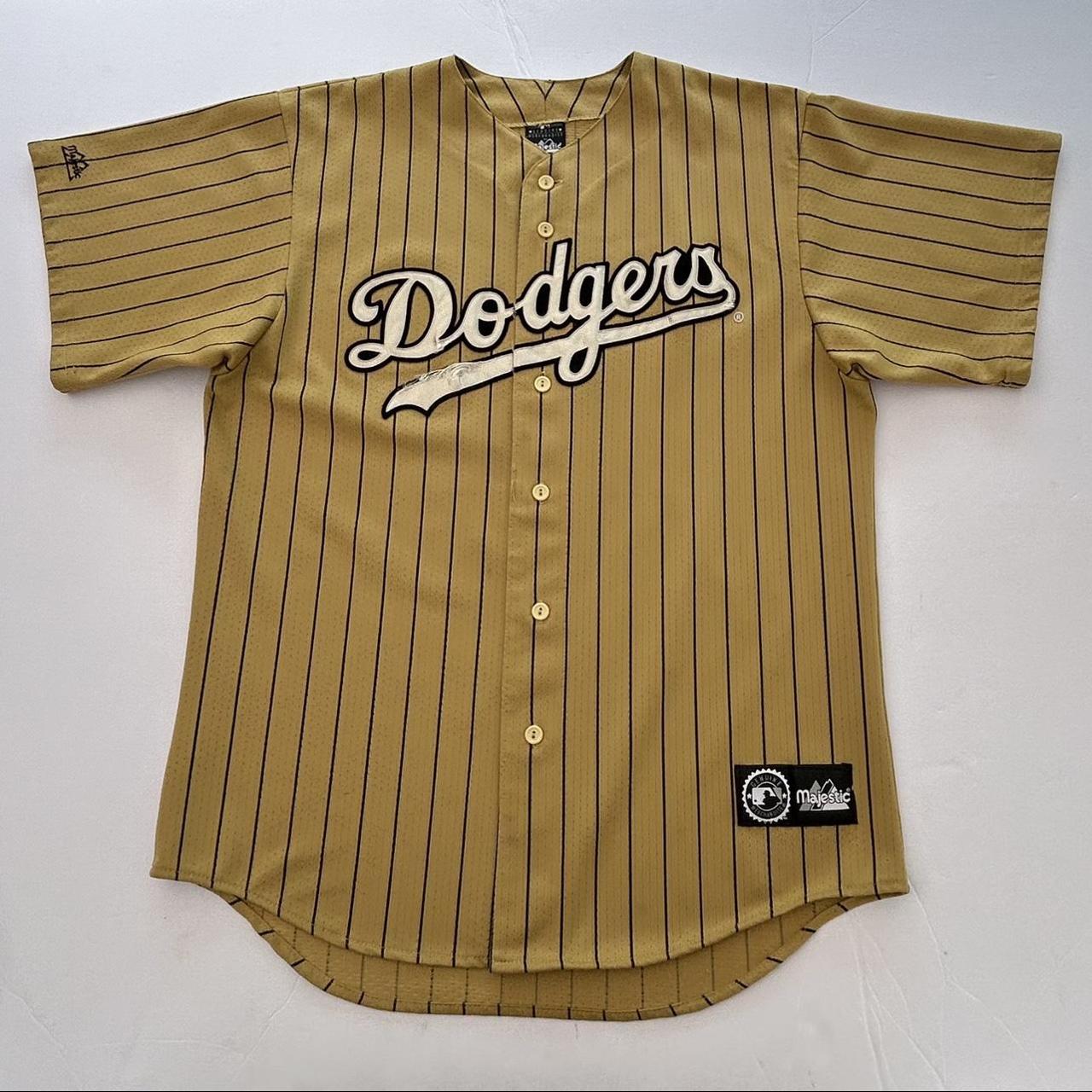 Majestic Oakland athletics gold alternative jersey - Depop