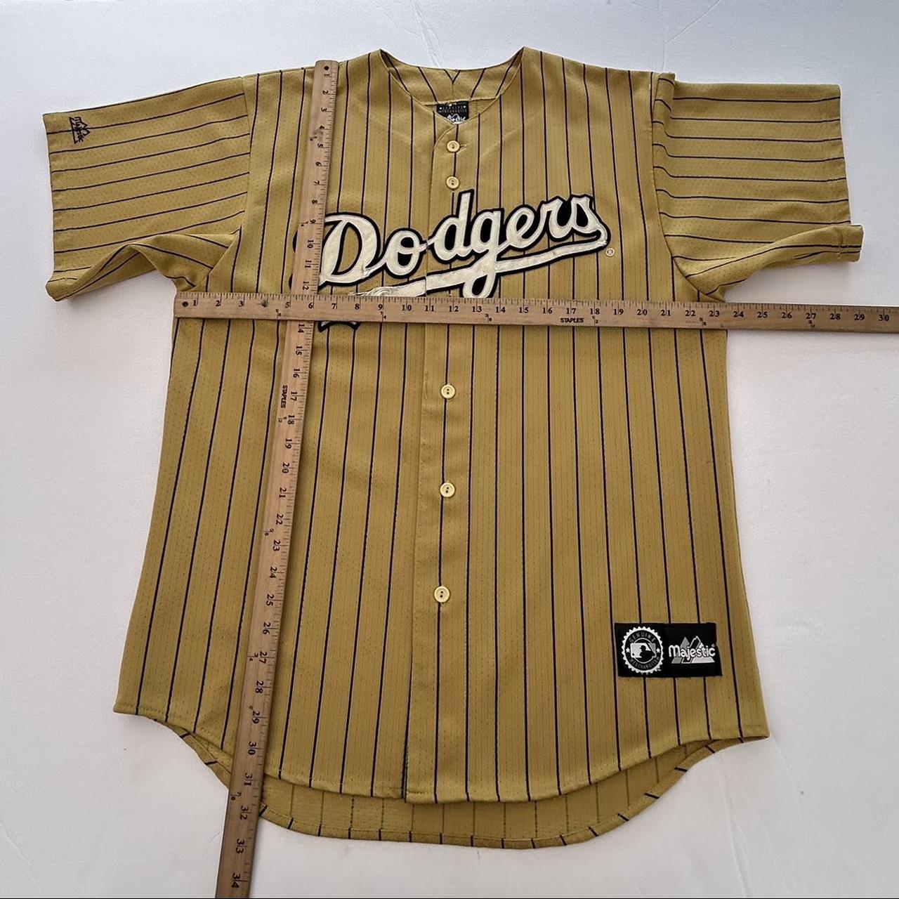 Vintage Plain LA Dodgers Majestic Jersey Size M - Depop