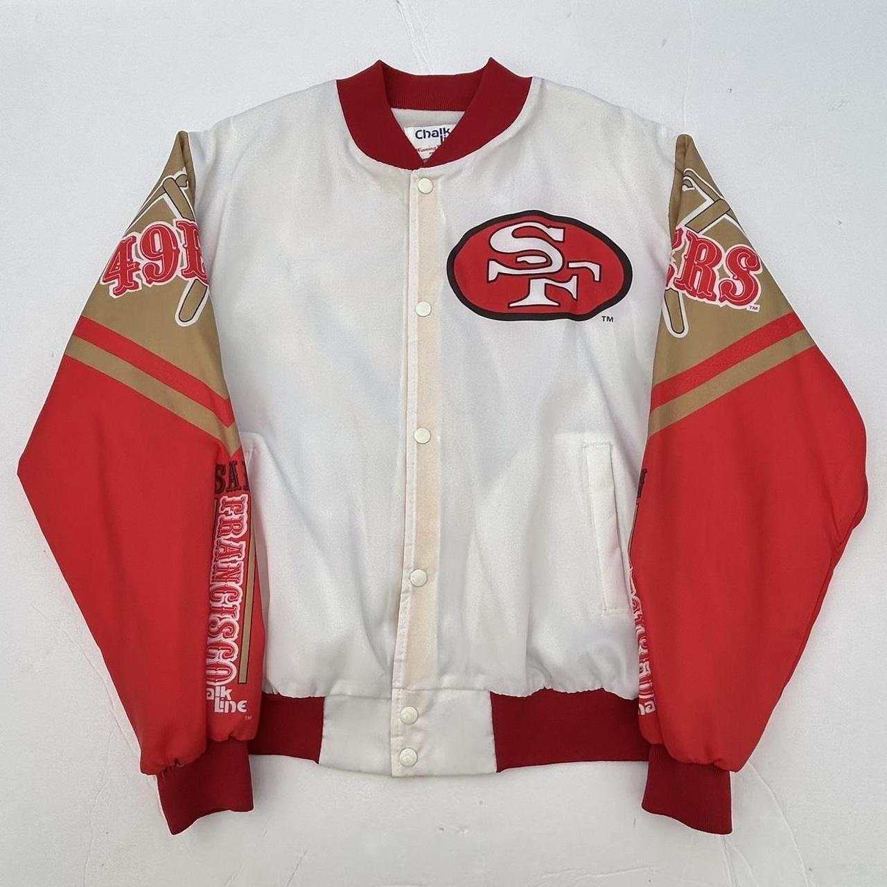 Vintage San Francisco Giants Satin Chalk Line jacket - Depop