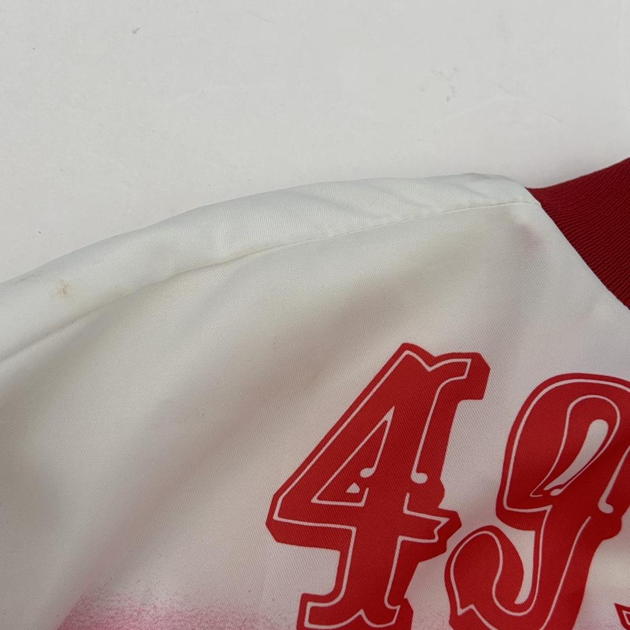 San Francisco 49ers Vintage 80s Chalk Line Satin - Depop