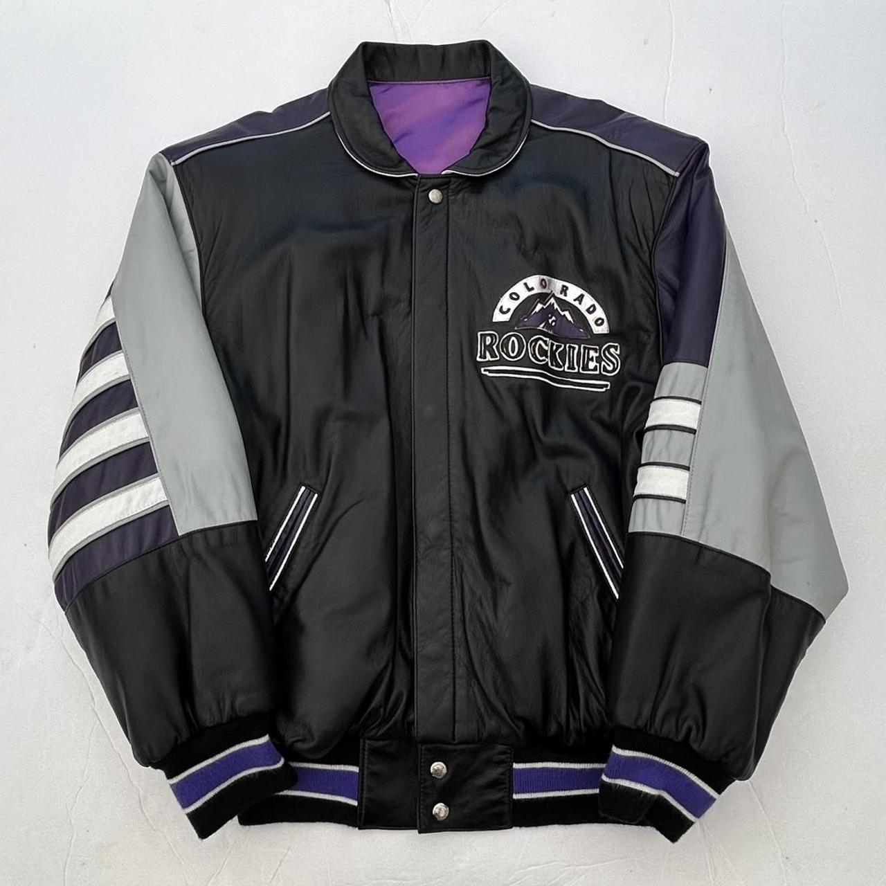 Vintage 90's Reversible Colorado Rockies Jacket 