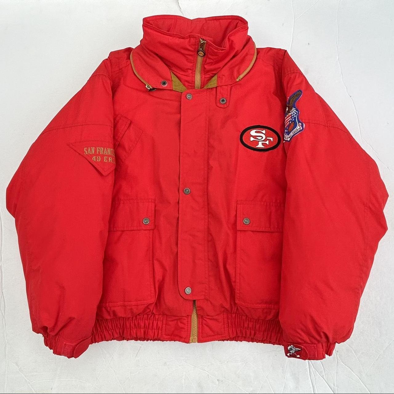 Vintage 90's San Francisco 49ers Windbreaker Jacket - Depop