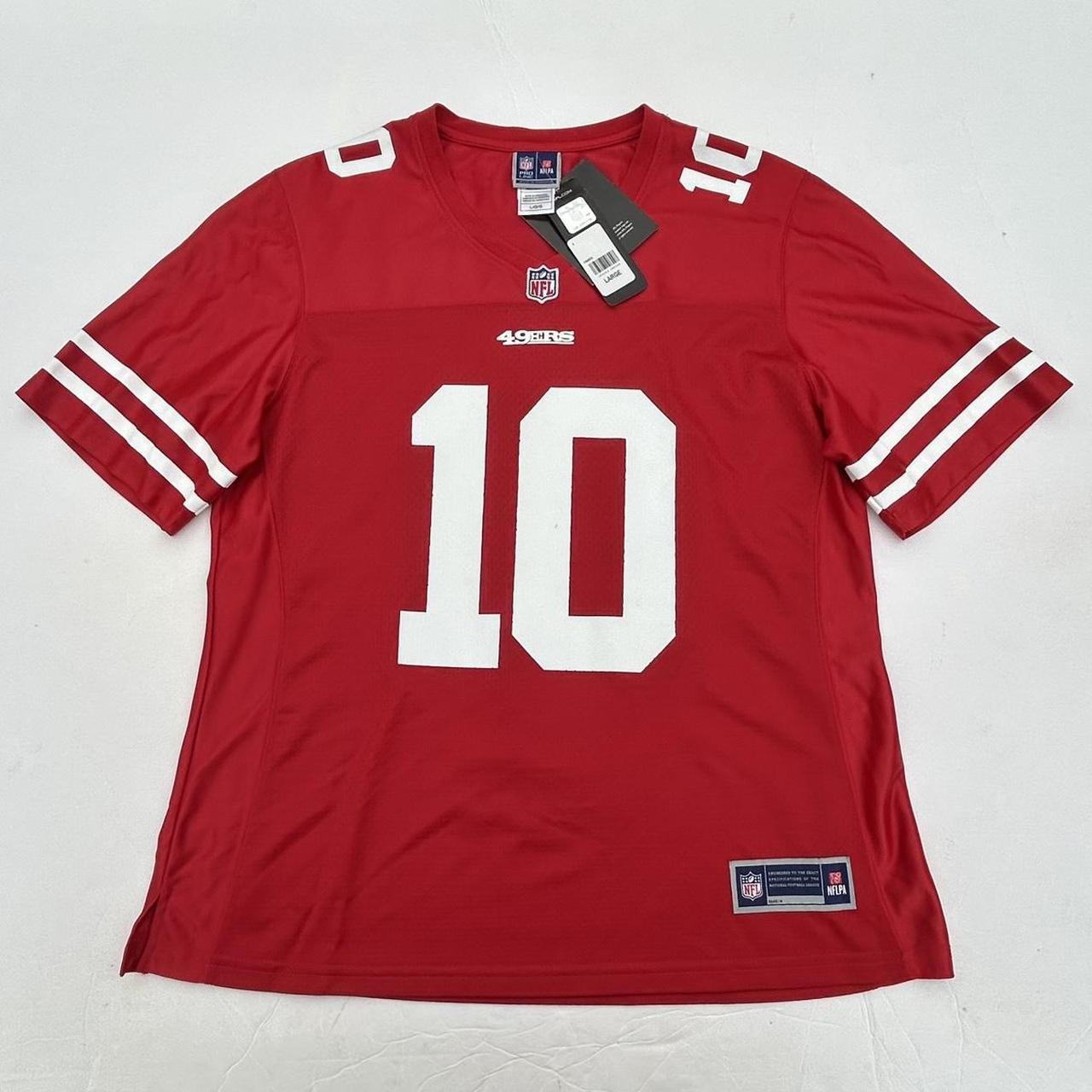 NEW San Francisco 49ers Jersey Womens Small Red Garoppolo 10 NFL