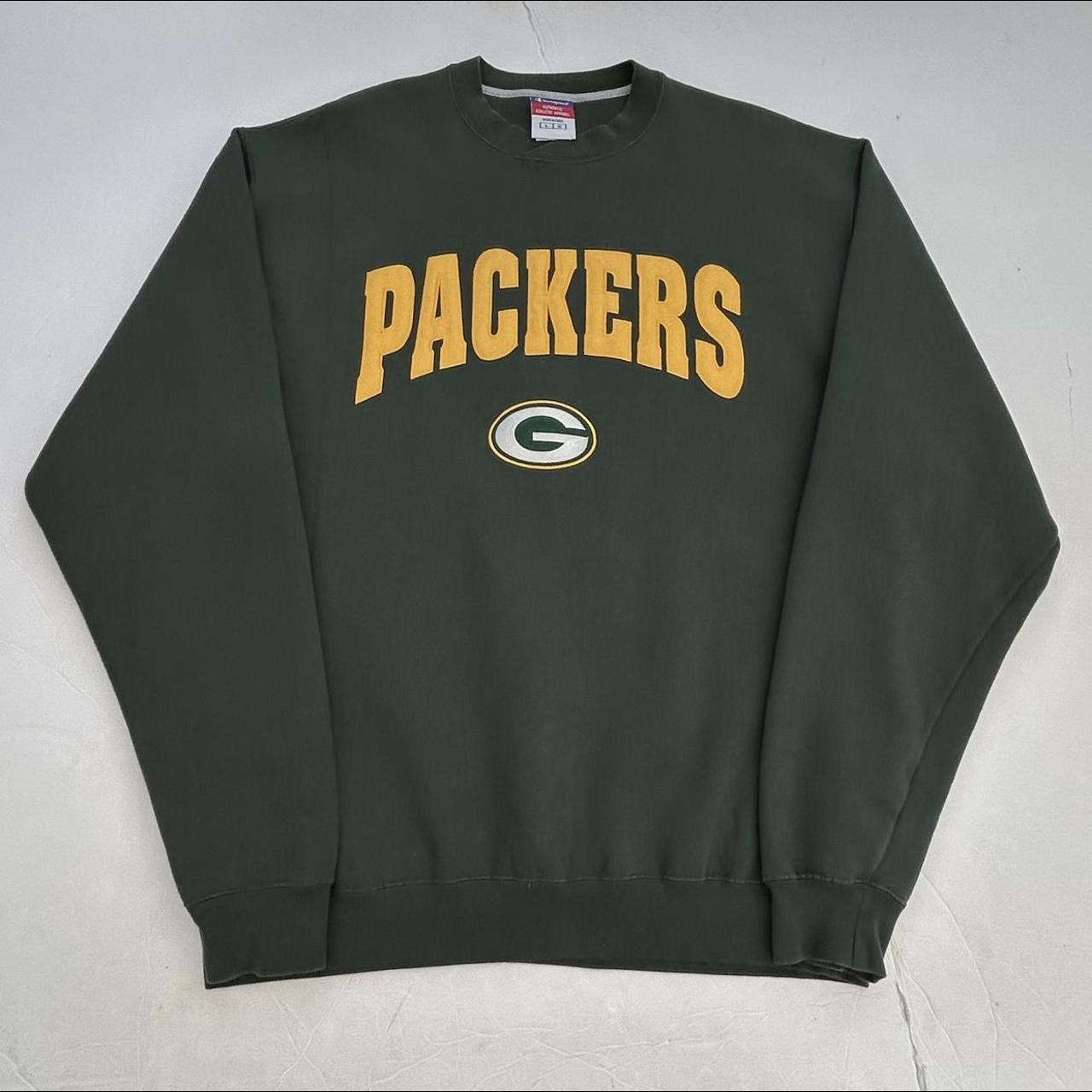 Vintage Green Bay Packers sweatshirt, NFL embroidered crewneck